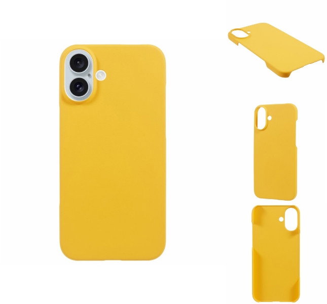 Gul iPhone 16 Plus Cover forfra