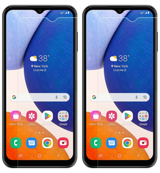 2x Beskyttelsesglas / Skærmbeskyttelse / Glas til Samsung Galaxy A14 4G / 5G