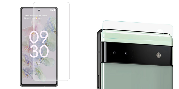 Pakke m. Skærmbeskyttelse / Hærdet Glas til Google Pixel 6a & Kamera Beskyttelsesglas til Google Pixel 6a