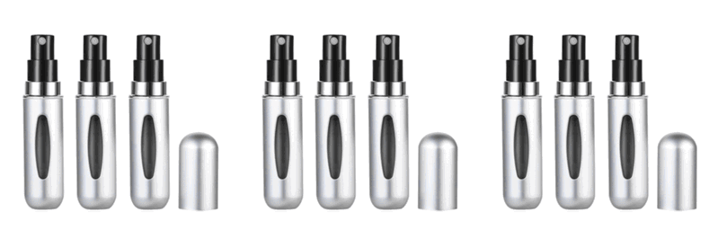 3x 3 Stk Mini Genopfyldelig Sprayflaske til Parfume - 5 ml