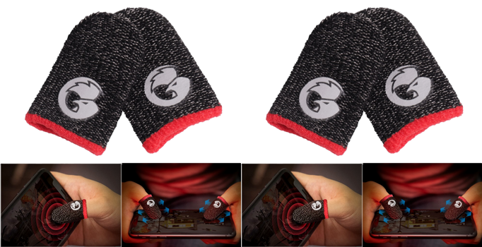 2 Stk Boom Bam Finger Sleeves til fx.Gaming