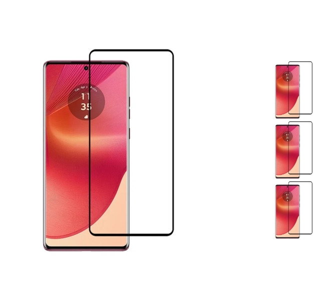 3 stk. Motorola Edge 50 Fusion Skærmbeskyttelse / 3D Glas