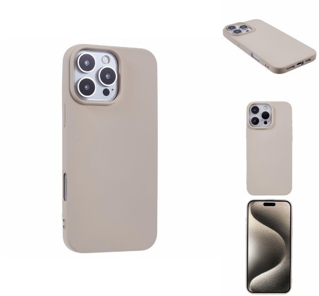 iPhone 16 Pro Max Hvidt Beskyttelsescover for- og bagside