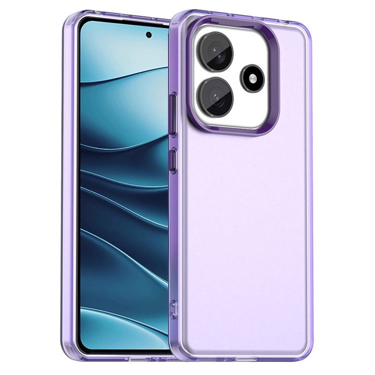 Xiaomi Redmi Note 14 5G Transparent Cover - Lilla