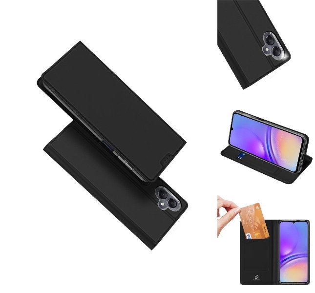 Samsung Galaxy A06 lædercover set forfra