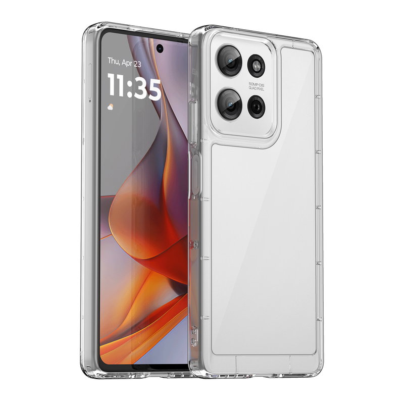 Gennemsigtigt Silikone Cover til Motorola Moto G75 5G 