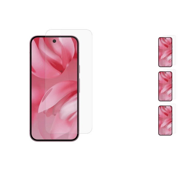 3 stk. Google Pixel 10 / 10 Pro / 9 / 9 Pro Skærmbeskyttelse / Beskyttelsesglas