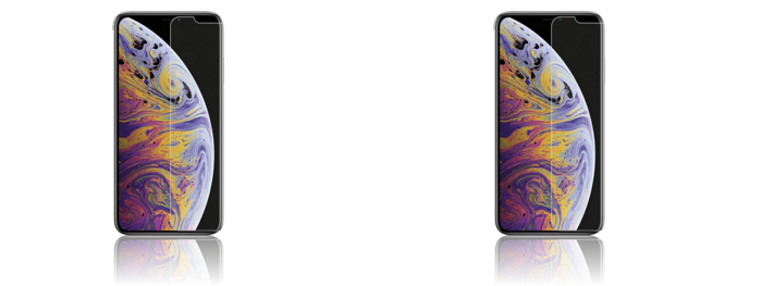 2 Stk iPhone 11 Pro Beskyttelsesglas / Skærmbeskyttelse / Glas