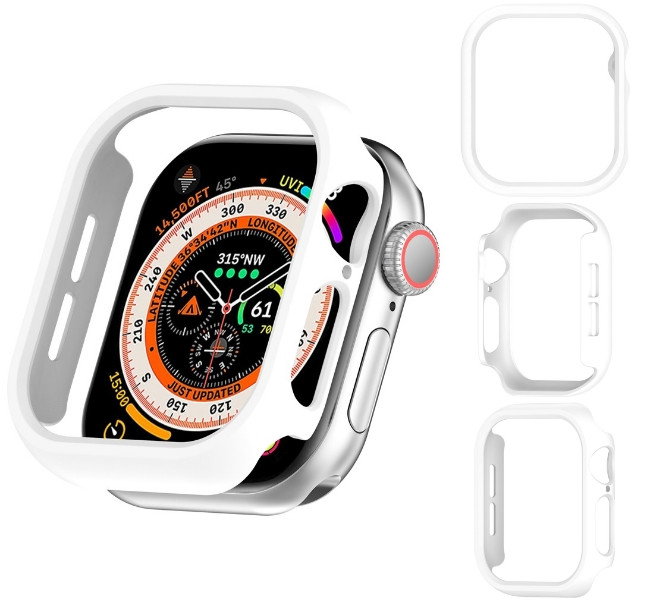 Apple Watch Series 10 & 11 42mm Cover / Beskyttelsescover i Past - Hvid