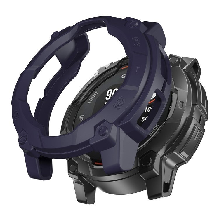 Garmin Instinct 3 (50mm) Silikone Cover - Mørkeblå