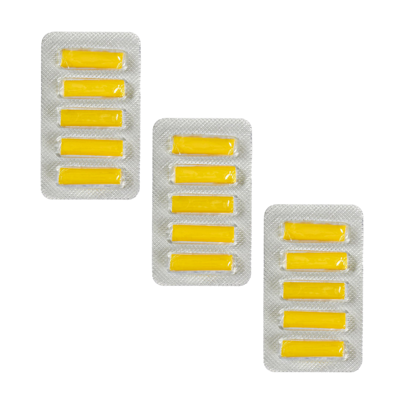 3 pak Duftpinde til Støvsuger - Citrus