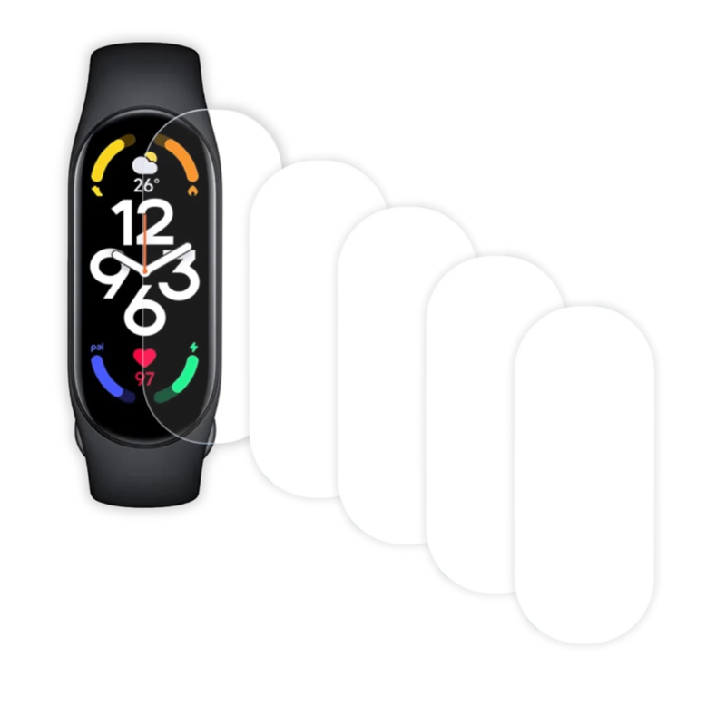 5 Stk Beskyttelsesfilm til Xiaomi Smart Band 7