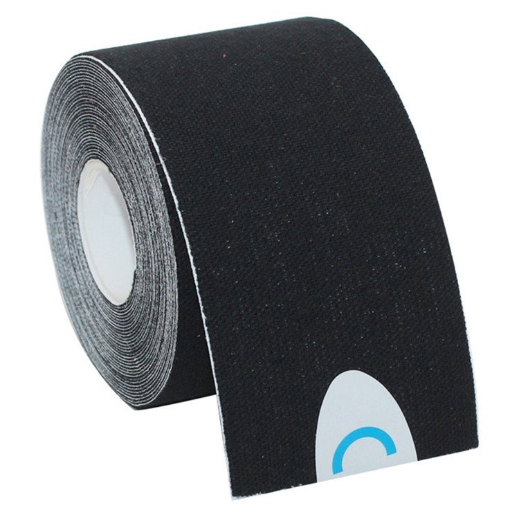 Kinesiologitape 5cm x 5m - Sort rulle