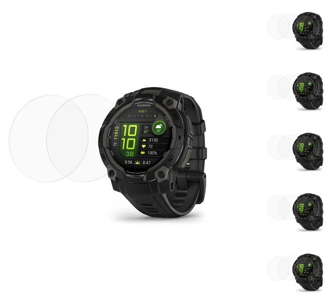 10 stk. Garmin Instinct 3 (50 mm) Skærmbeskyttelse / Hærdet Beskyttelsesglas