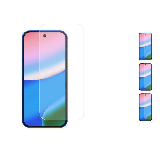 3 stk. Google Pixel 10a Skærmbeskyttelse / Beskyttelsesglas