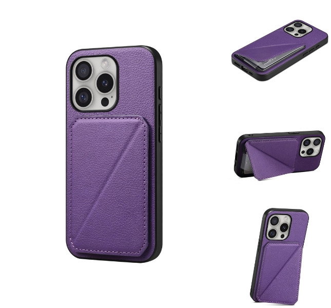 iPhone 16 Pro Max lillafarvet kortholder etui