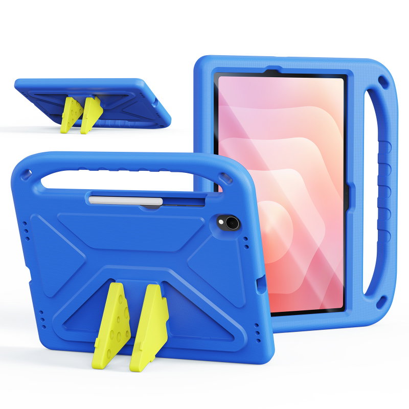 Samsung Galaxy Tab S11 Børne Cover i Skum Materiale med Håndtag & Støttefod
