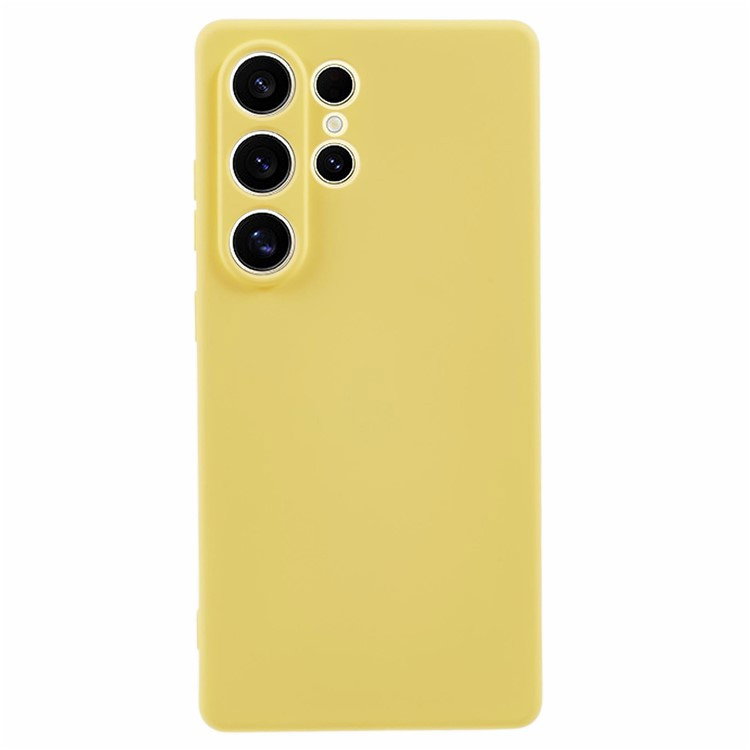 Samsung Galaxy S25 Ultra Cover Silikone Cover - Gul