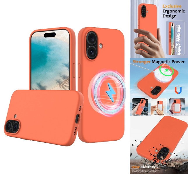 iPhone 16 Plus silikone cover forfra