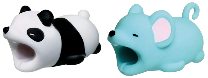 Pakke m. Kabel Beskytter Dyr Panda & Kabel Beskytter Dyr Mus