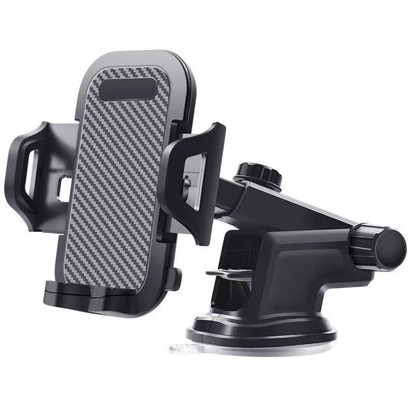 Mobilholder til bil med sugekop - til fx iPhone & Samsung