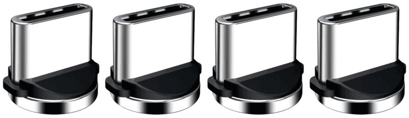 4x Magnetisk USB-C Stik