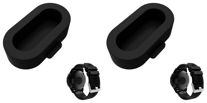 2x Støvdæksel til Opladerport til Garmin Fenix 6 /6 Pro /6S /6S Pro /6X /6X Pro