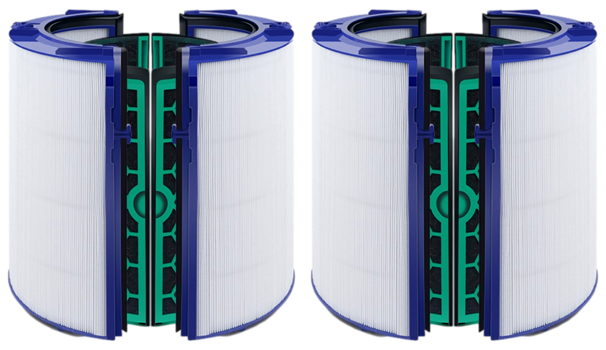 2 Stk HEPA- & Kulfilter til Dyson Pure Hot & Pure Cool