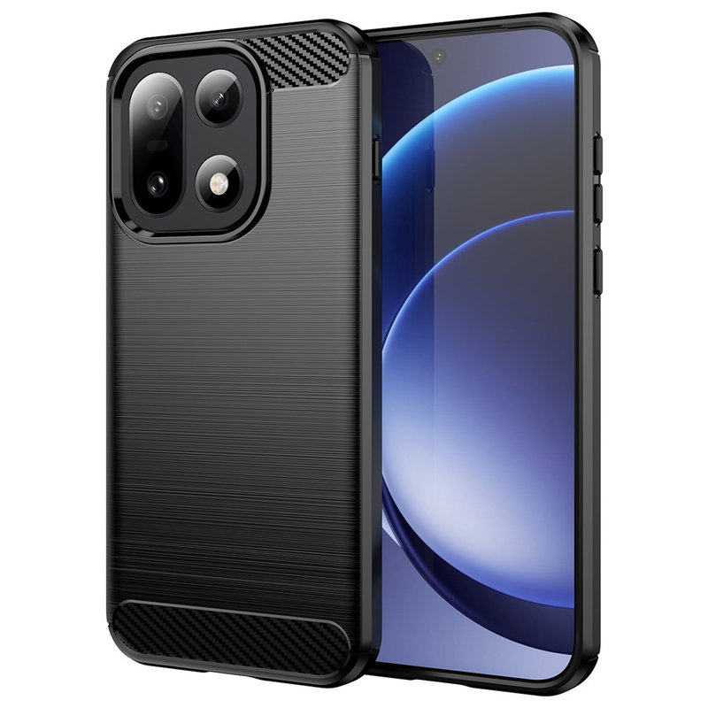 OnePlus 15 5G Silikone Cover med Carbon Detaljer