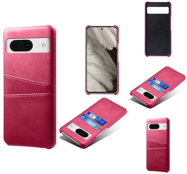 Google Pixel 8a Cover med Kortholdere forside