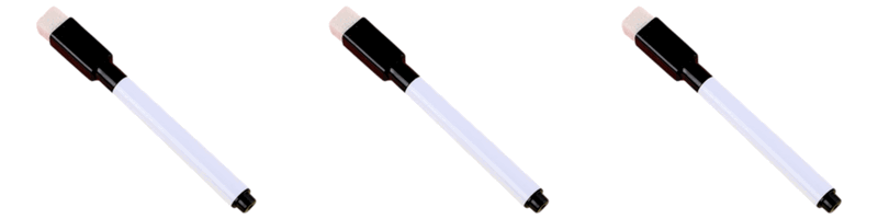 3x Whiteboard Tusch Sort