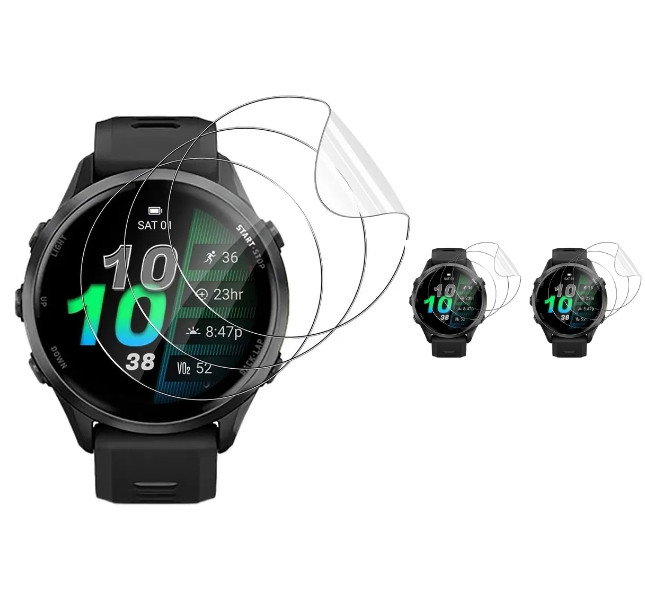 6 stk. Hydrogel Beskyttelsesfilm til Garmin Forerunner 970 
