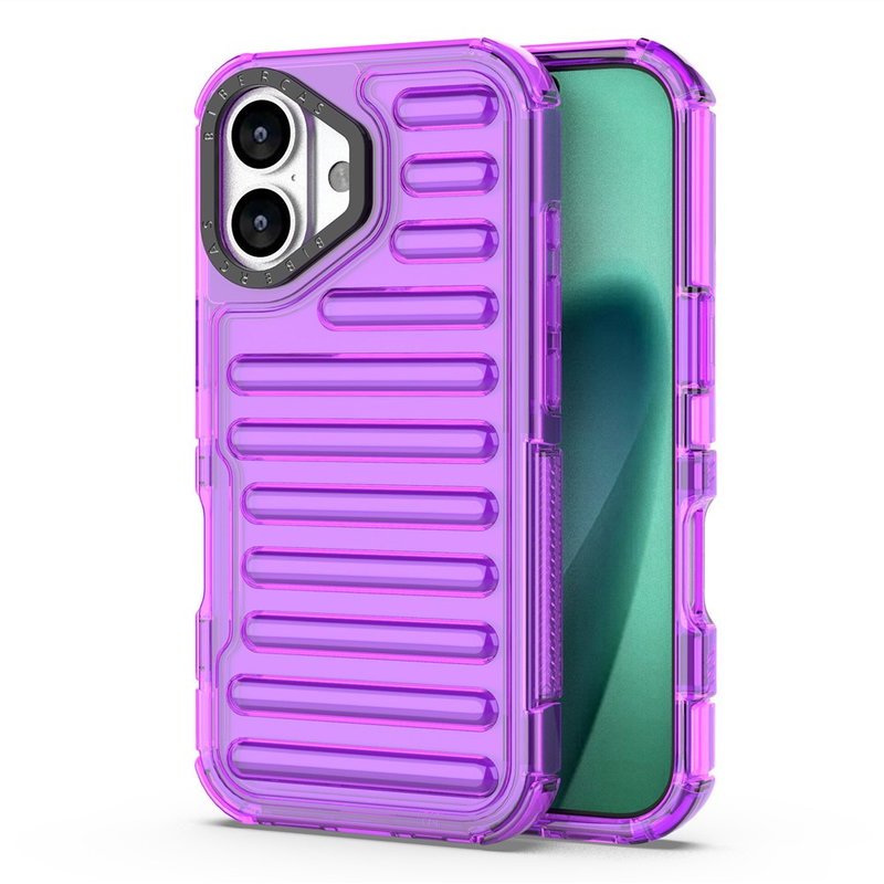iPhone 17 Cover med Dobbeltlags Beskyttelse - Lilla