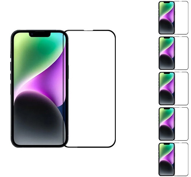 5 stk. iPhone 16e & 17e Beskyttelsesglas / Skærmbeskyttelse / 3D Glas