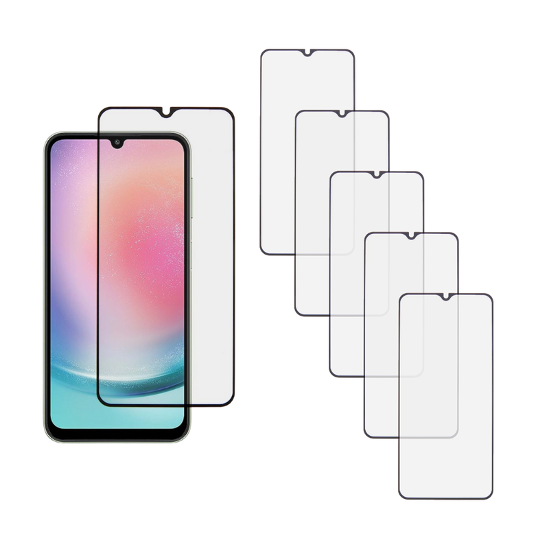 5 stk Skærmbeskyttelse med Kant til Samsung Galaxy A25 5G