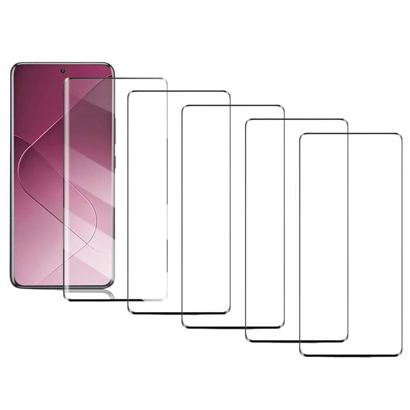 5 stk Xiaomi 14 Pro / Ultra Skærmbeskyttelse / 3D Glas