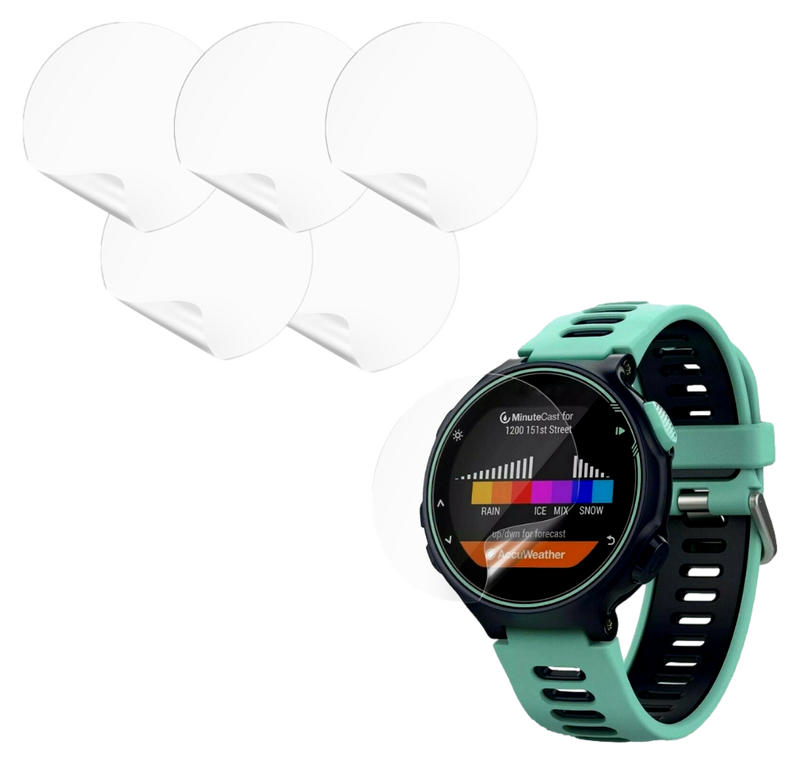 5 stk. Beskyttelsesfilm til Garmin Forerunner 735XT