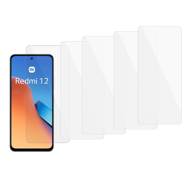 5 stk Beskyttelsesglas / Skærmbeskyttelse / Glas til Xiaomi Redmi 12 5G