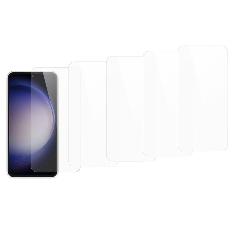 5 Stk Beskyttelsesglas / Skærmbeskyttelse / Glas til Samsung Galaxy S23 FE 5G