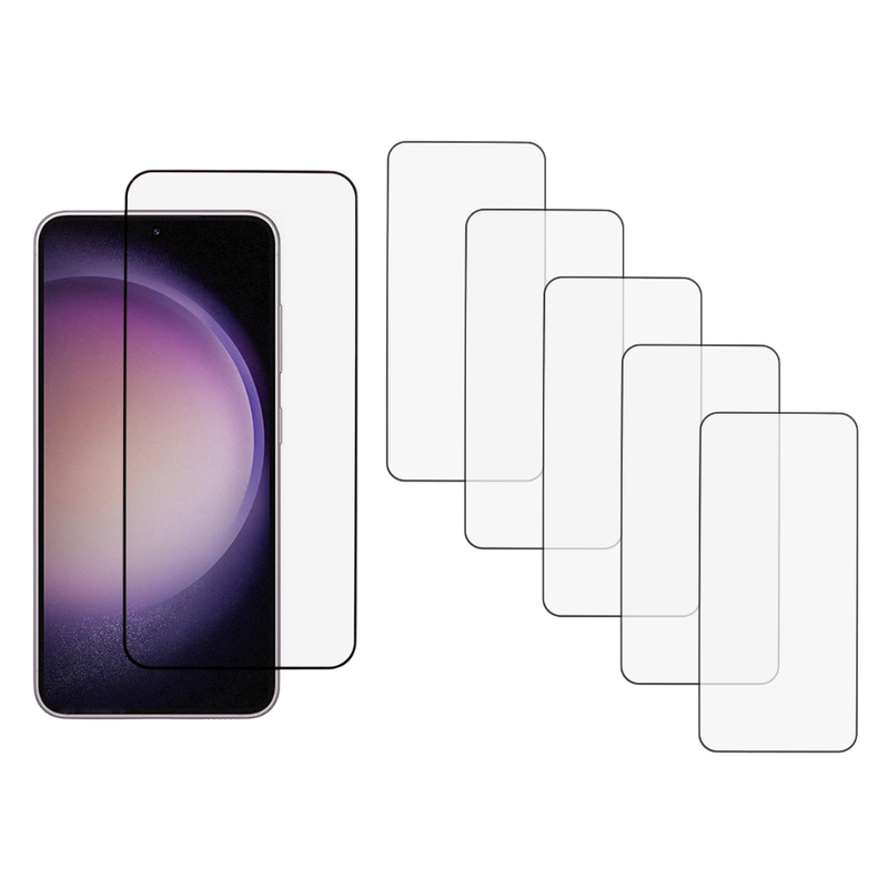 5 stk Beskyttelsesglas / 3D Skærmbeskyttelse med Kant til Samsung Galaxy S24 Plus