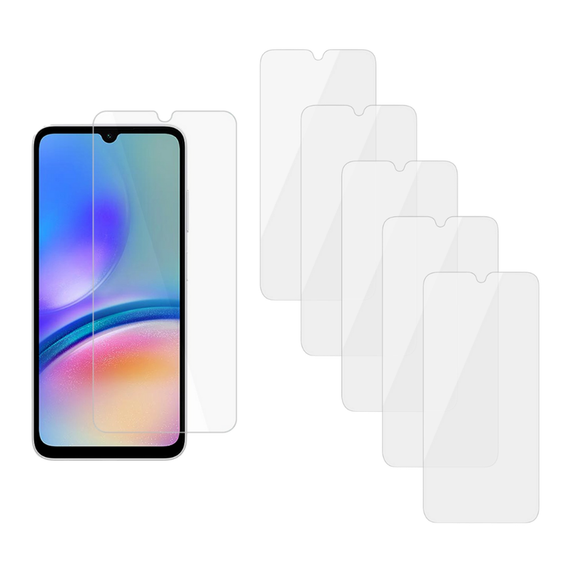 5 stk Skærmbeskyttelse / Hærdet Beskyttelsesglas til Samsung Galaxy A05S