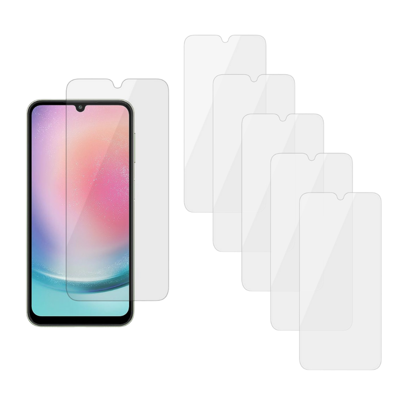 5 stk Skærmbeskyttelse / Hærdet Beskyttelsesglas til Samsung Galaxy A25 5G