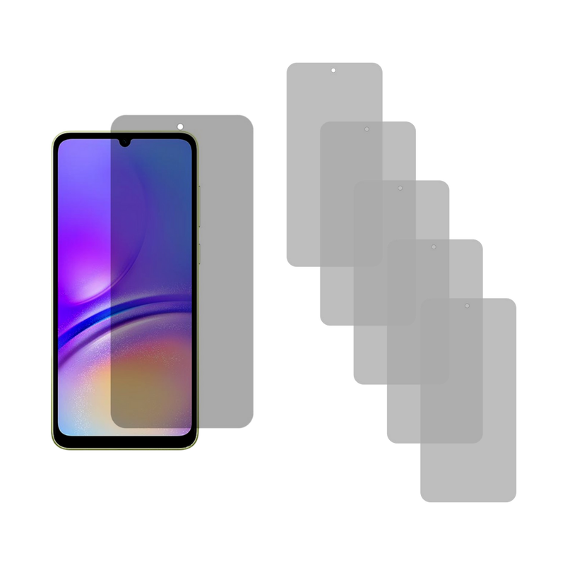 5 stk Tonet Privacy Skærmbeskyttelse til Samsung Galaxy A05S