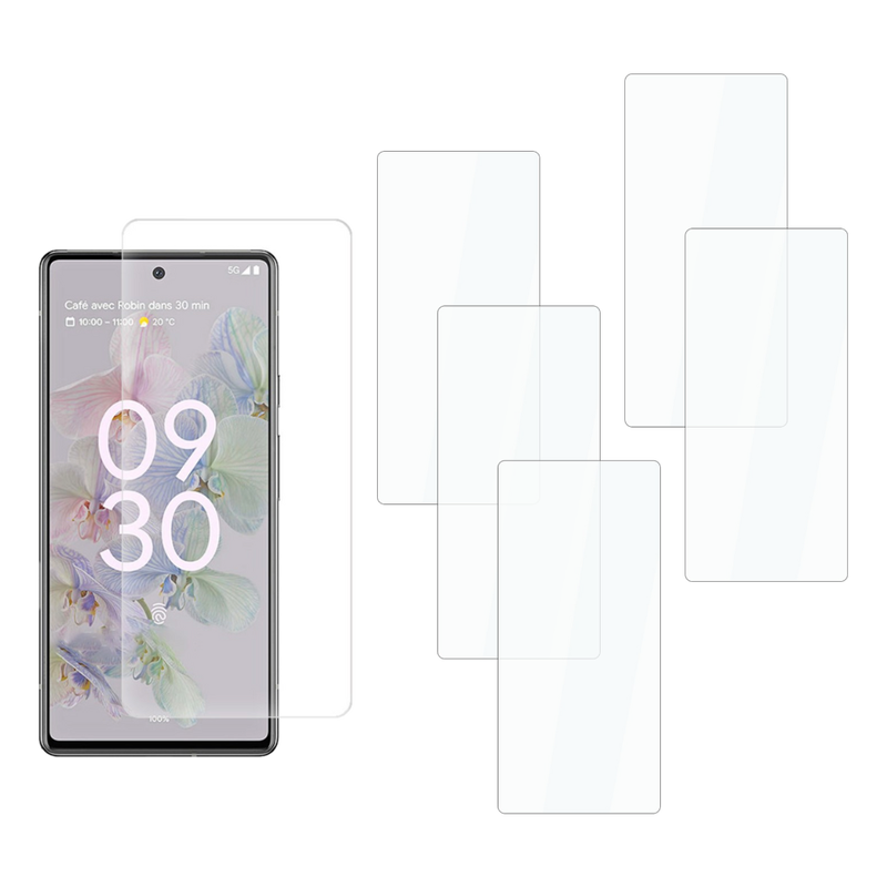 5 stk Skærmbeskyttelse / Beskyttelsesglas / Hærdet Glas til Google Pixel 6a