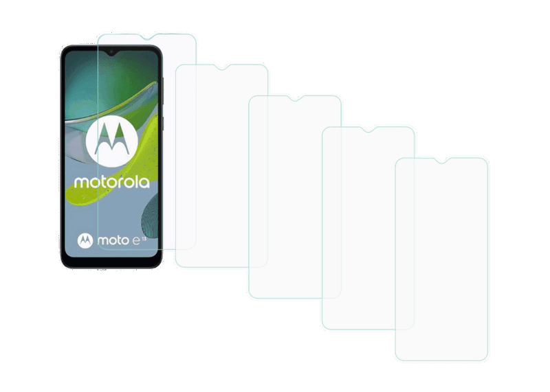 5 stk Skærmbeskyttelse / Beskyttelsesglas / Hærdet Glas til Motorola Moto E13