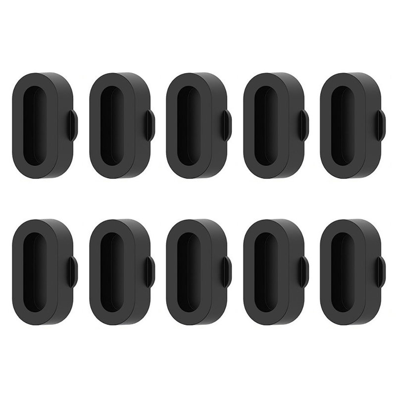Garmin Venu 4 / Fenix 8 / Forerunner 965 / Venu 3 Støvpropper - 10 stk. - Sort