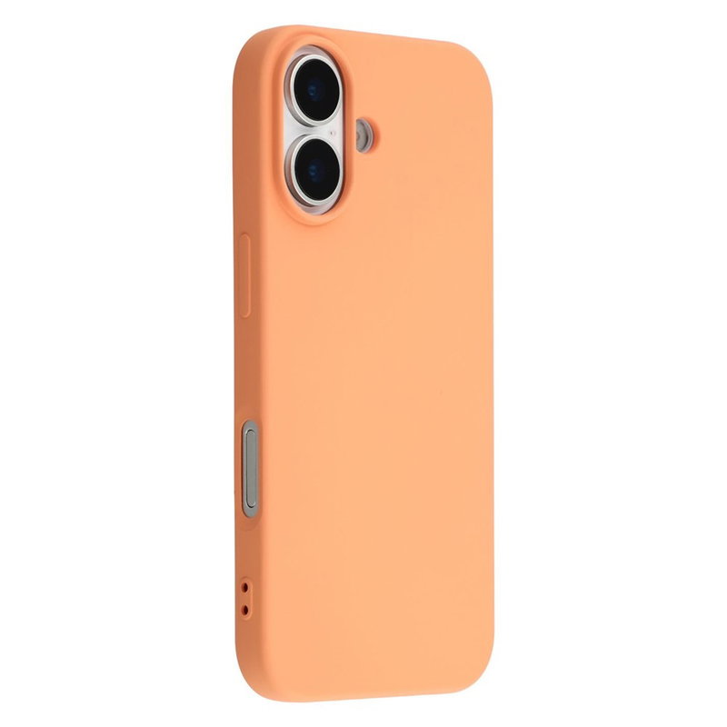 iPhone 17 Cover i Silikone med Blød Inderside - Orange