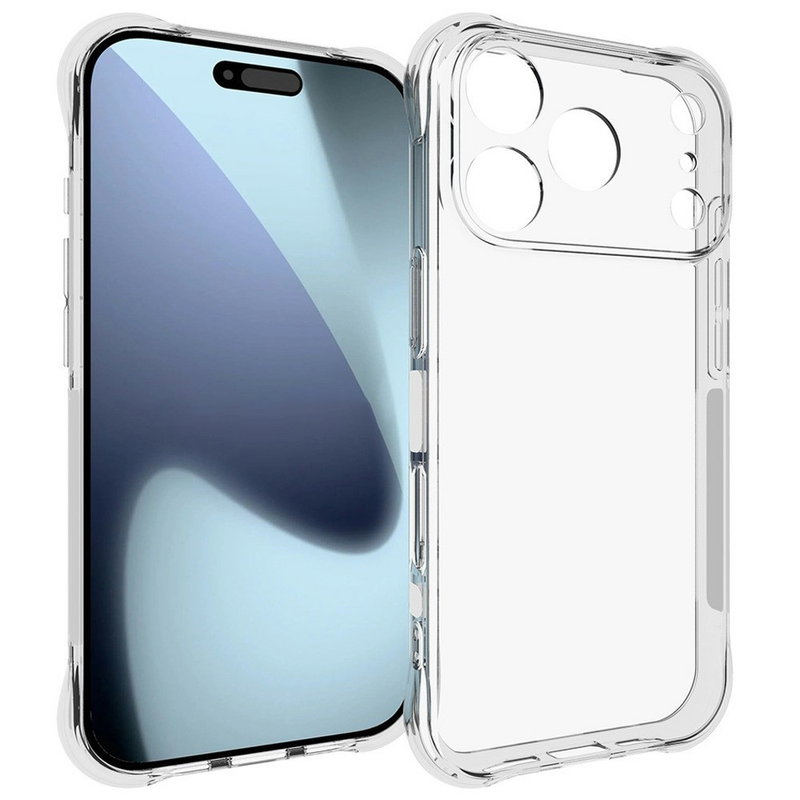 Gennemsigtigt iPhone 17 Pro Cover i Silikone