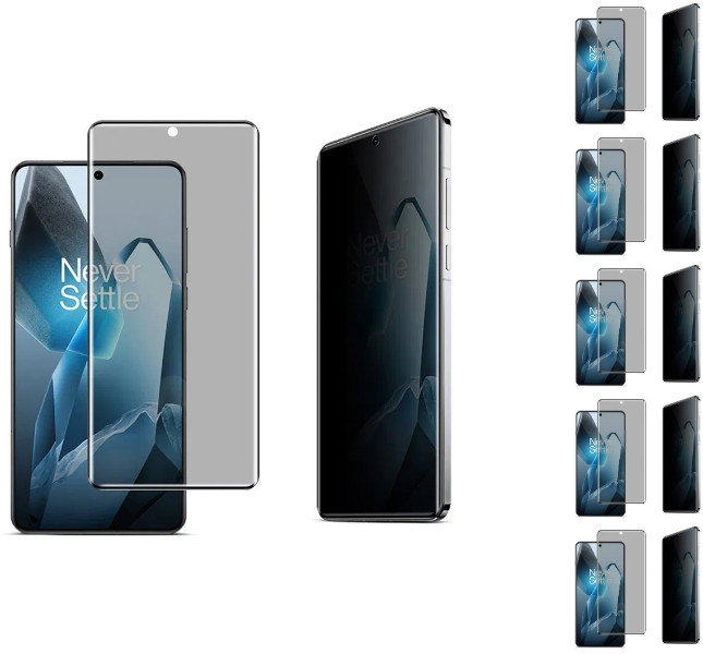 5 stk. OnePlus 13 Privacy Glas / Beskyttelsesglas / Skærmbeskyttelse
