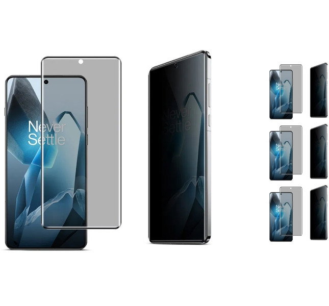 3 stk. OnePlus 13 Privacy Glas / Beskyttelsesglas / Skærmbeskyttelse